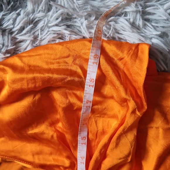 ZARA Draped Orange dress NWT - Picture 16 of 16